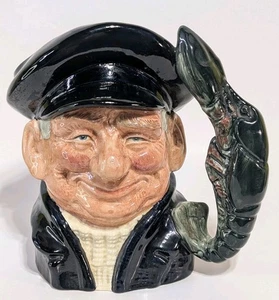 Taza jarra grande de 7,5" con personaje Toby D6617 coleccionable `LOBSTER MAN' Royal Doulton - Imagen 1 de 6