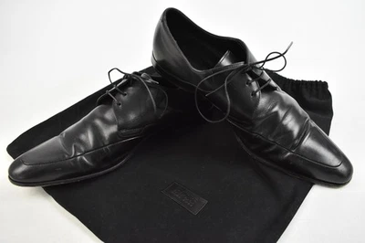 Boss Hugo Boss Men's Formal Shoes Black Leather Pointed Toe Slim UK Size 8 - Image 1 of 4