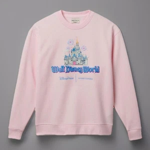 2025 Disney Parks Sweatshirt Stoney Clover WDW Pink 3X Embroidered - Picture 1 of 2