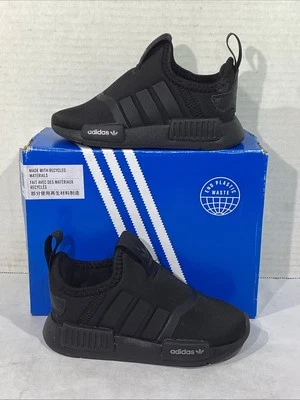 Adidas Niño Pequeño Talla 6 Negro NMD 360 I Zapatos Atléticos Sin Cordones Tenis AJ-1540 Foto 1 de 4