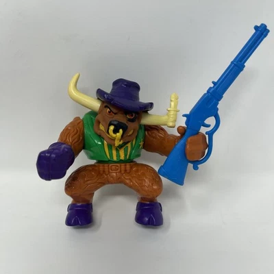 Винтажная экшн-фигурка 1991 Wild West Cowboys of Moo Mesa - Sheriff Terrorbull - Изображение 1 из 4