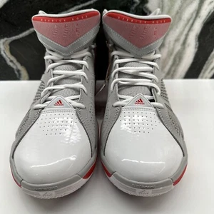 Adidas Adizero Rose 1.5 Restomod Gray Vivid Red - GY0257 NEW Size 11.5 - Picture 1 of 8