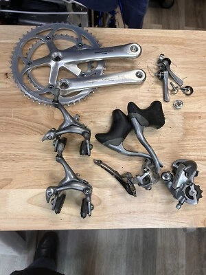 Peças de bicicleta de estrada shimano usadas - Imagem 1 de 4