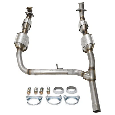 Catalytic Converter For 2004 2005 2006 Ford F150 5.4L 4WD Left & Right Foto 1 de 4