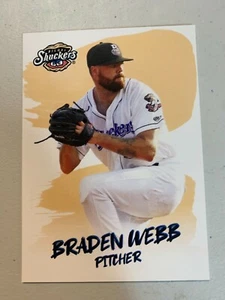 Braden Webb Card Biloxi Shuckers Team Card - Picture 1 of 1