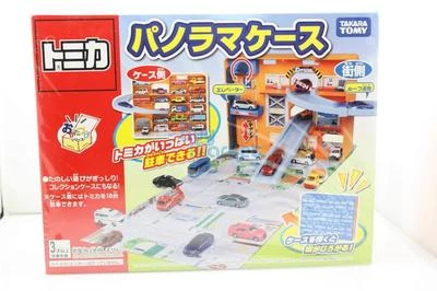 Tomica World Takara Tomy 3D Panorama Bag Case Playset can contain 19car diecast - Image 1 of 4