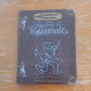 Kingdoms of Kalamar HC, Campaign Sourcebook D&D RPG  - Picture 1 of 2