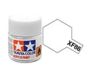 TAMIYA COLORI ACRILICI PER PLASTICA XF86 FLAT CLEAR FOR PLASTIC - Picture 1 of 1