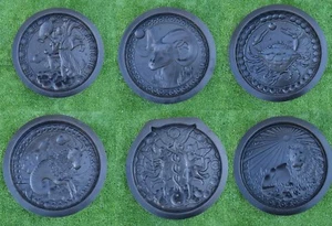 Formen Sternzeichen Horoskop Sternbilder Beton Gips Verkauft Set 12 Stück D07 - Bild 1 von 12