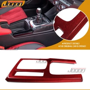 Red Carbon For Acura Integra Type S 2023-2025 MT Center Console Gear Panel Trim - Picture 1 of 12