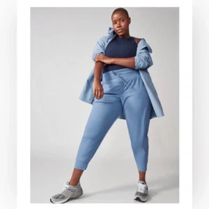 Athleta Trekkie North Jogginghose Damen 20 Taschen Kordelzug blau - Bild 1 von 20