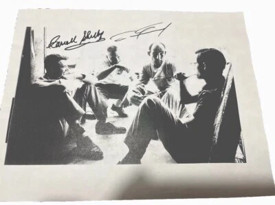 Carroll Shelby Signed & Dan Gurney Signed at Sebring in 1960! VERY RARE IMAGE! - Image 1 of 4