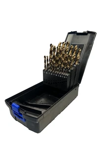 Spiralbohrer Metallbohrer geschliffen HSS Co DIN338 Blank 25tlg 1,0-13,0mm - Bild 1 von 2