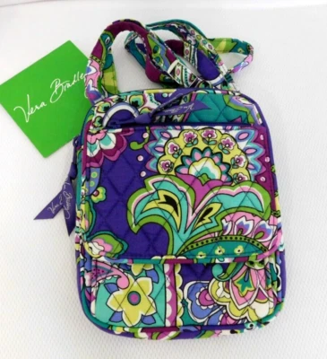 VERA BRADLEY Mini Hipster Crossbody Purse - Heather - Purple, Teal, Pink - NWOT - Image 1 of 4