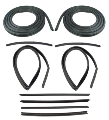 НОВЫЙ комплект уплотнений для переднего стекла двери 10 шт. / для 1998-02 Dodge Ram грузовика 4-Dr двойная кабина - Изображение 1 из 4