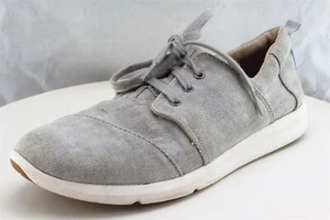TOMS Size 8 M Gray Sneaker Shoes Fabric Women - Picture 1 of 8