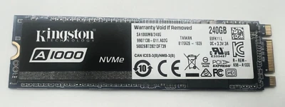 Kingston A1000 Series 240GB TLC PCI Express 3.0 SA1000M8/240G - Image 1 of 4