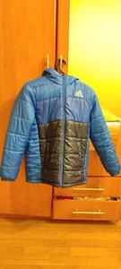 Adidas veste matelassée manteau taille garçons M/L 12-13 ans - Picture 1 of 14