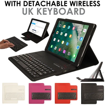 TECHGEAR For Apple iPad 9.7" Bluetooth UK QWERTY Keyboard PU Leather Case with Stand