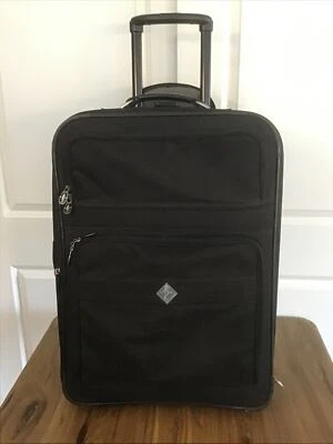 Mala Vintage Atlantic 2 Rodas Bolsa Preta 28” Laptop Compartimento Expansível - Imagem 1 de 4