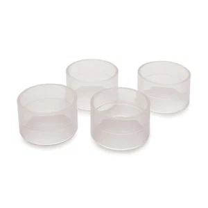 WoodRiver Dust Connection 2-1/2" Clear Dust Collection Network Coupling 4-Pieces