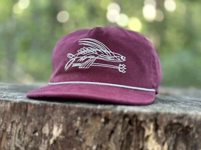 Patagonia - Sombrero de Pana Pez Volador a Rayas - Rojo Súper Raro Foto 1 de 4