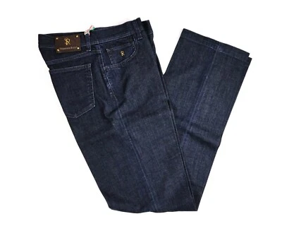 NUEVO STEFANO RICCI Jeans de Lujo LOGO Algodón Talla 34 EE. UU. 50 EU (RJ25) Foto 1 de 3