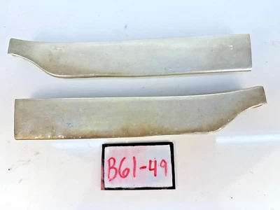 OEM 1960 Chevy Impala Pair Lower Grille Trim Filler Splash Shield Molding B61-49 - Image 1 of 4