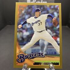 2010 Topps Gold /2010 Jeff Suppan #609 Milwaukee Brewers