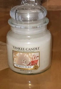 Yankee Candle North Pole Fragrance 14.5 oz Holiday Christmas White Color New - Picture 1 of 6