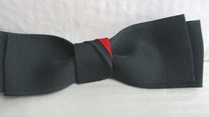 Zum Selbermachen "Eisen mit Rot" 16 Ligne vorgebunden in Schleife Hutband Ripsband - Bild 1 von 1