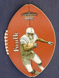 1998 Playoff Contenders Leather #35 Marshall Faulk - Picture 1 of 2