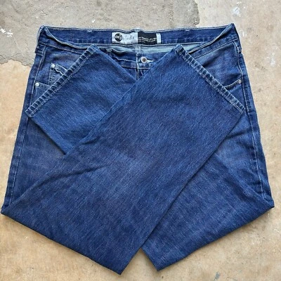 复古 Levis SilverTab 宽松锥形腿牛仔裤 Goth Punk Grunge 滑冰鞋 38x29 码 — 第 1/4 张图片