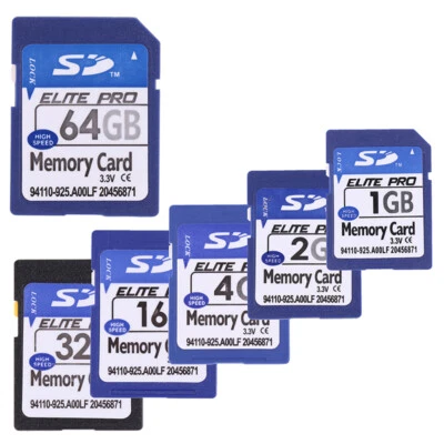 S D Card 1GB 2GB 4GB 8GB 16GB 32GB 64GB Secure Digital Flash Memory Ca AU - image 1 of 4