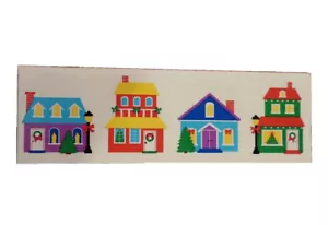 PEGATINAS VINTAGE DE LA SEÑORA GROSSMAN Vacaciones Calle Invierno Luces Casas Árboles Arcos - Imagen 1 de 2