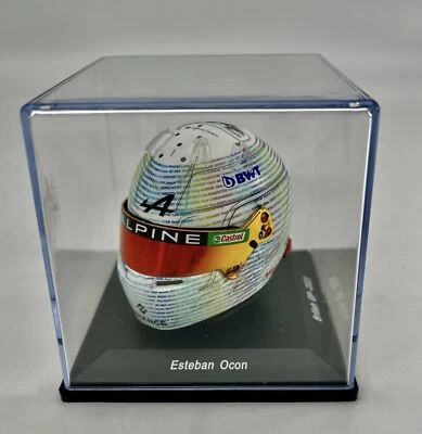 BWT Alpine F1 Team Esteban Ocon British GP 2023 Helmet in 1:5 scale by Spark - Image 1 of 3