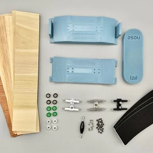 Kit de molde de diapasón hágalo usted mismo - 96 mm x 34 mm, distancia entre ejes 49 mm, 20o patada - Kit completo - Imagen 1 de 2