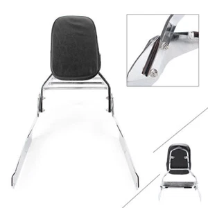 Silberner Sissy Bar Gepäckträger für Honda Shadow Spirit VT750DC 2007-2014 - Bild 1 von 12