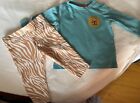 BNWT Baby boys 0-3 months long sleeved top and leggings outfit