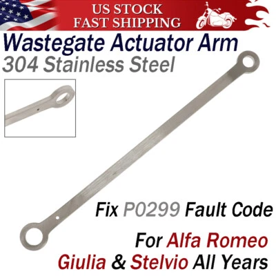 For Alfa Romeo Giulia, Stelvio All Years Wastegate Actuator Arm Stainless Steel Foto 1 de 4
