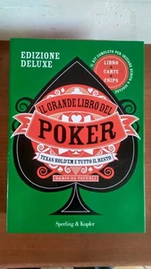 Il Grande Libro Del Poker + Carte Texas Hold'em + Fish + Chips! Edizione Deluxe - Foto 1 di 4