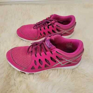 Asics GEL Fit Tempo Sneakers Pink 9 Women's - Picture 1 of 10