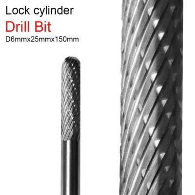 KEY CUT 150mm Lock Cylinder Drill Bit for Medeco Mul-T-Lock Abus KESO