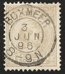 PAÍSES BAJOS 1891 50 CENTAVOS GRIS BISTRE SG156 FINO USADO - Imagen 1 de 1