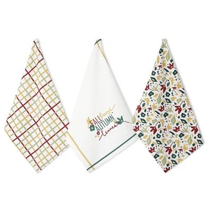 Kitchen Towels with Hanging Loop 100% Cotton Kitchen Hand Towels or Tea Towel... - Picture 1 of 9