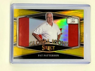 2022 Select WWE Global Icons Gold Prizm Pat Patterson #3/10 #9 - Image 1 of 2
