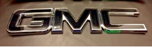 Custom Black  Rear Tailgate Emblems Badge Fit 2015-2019 GMC Sierra - Picture 1 of 2