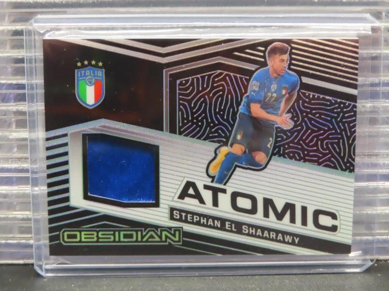 2021-22 Obsidian Stephan El Shaarawy Atomic Jersey #141/149 Italia