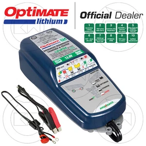 MANTENITORE DI CARICA BATTERIE LITIO LIFEPO4 OPTIMATE LITHIUM 2-100AH AUTO MOTO - Picture 1 of 5