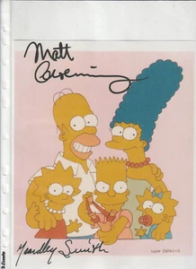 THE SIMPSONS 10 x 8 Inch Autographed Photo - High Quality Copy Of Original (e) - Picture 1 of 1